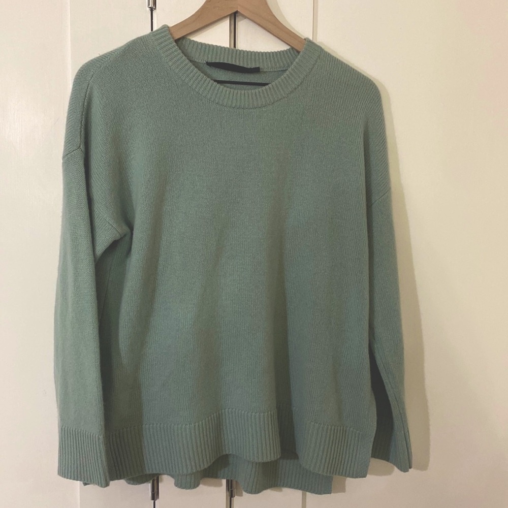 Blue Jenni Kayne Oversized Cashmere Sweater, Size S